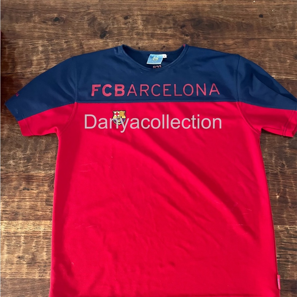 Barcelona 2005 Training Shirt from Nou Camp - Ultra Rare size Large